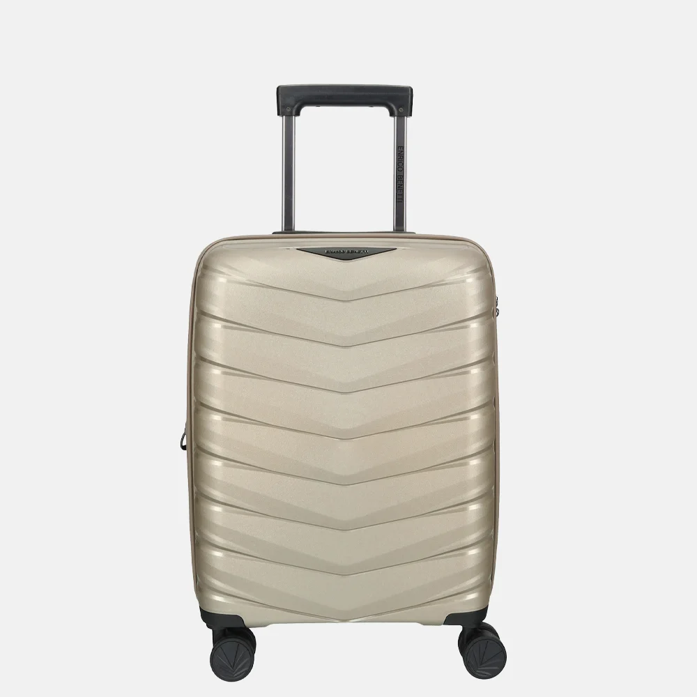 Enrico Benetti Handbagage koffers bruin, zilver en goud